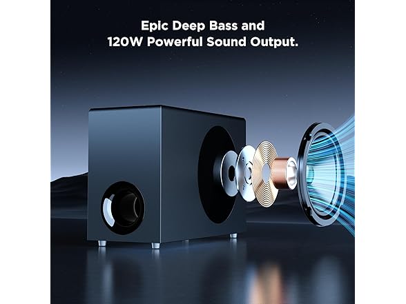 MZEIBO Sound Bar with Subwoofer