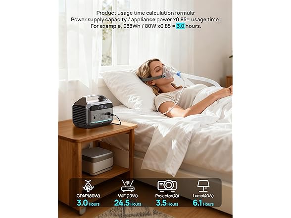 DaranEner Portable Power Station | 600W | 288Wh
