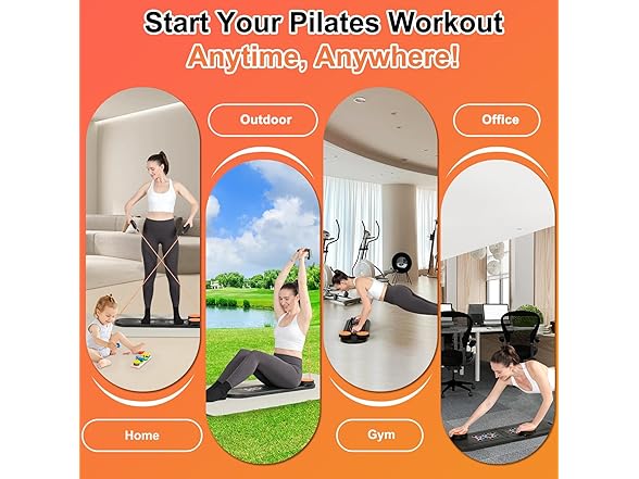 VBZP Portable and Foldable Pilates Board