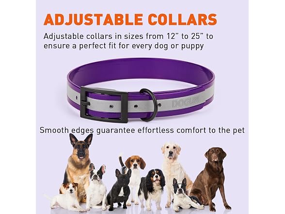 Dogline Biothane Translucent Reflective Wate
