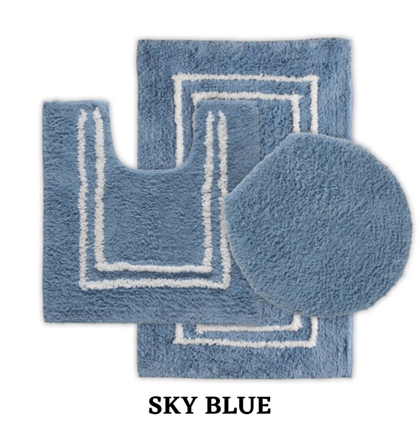 3-Piece Tufted Cotton Bath Rug Set - Gallery 11