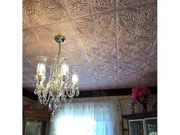 A La Maison Ceilings R139 Spanish Silver Ceiling Tile