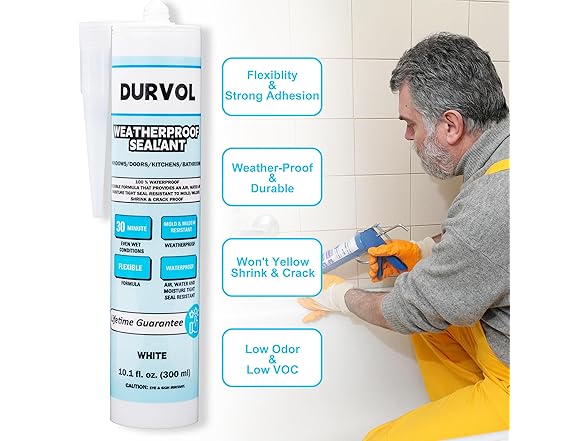 Durvol Waterproof Silicone Sealant