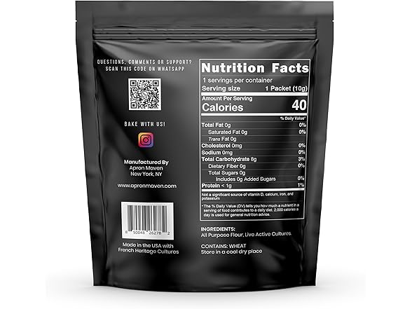 Apron Maven Premium Sourdough Starter Culture- French