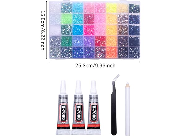 Klimonla Bedazzler Kit with Rhinestones