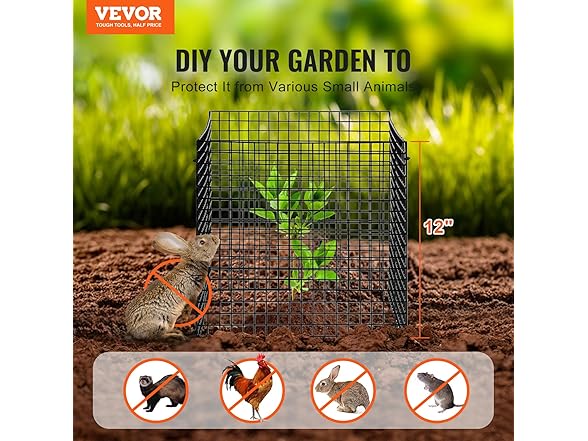 VEVOR 10 Pack Plant Protector from Animals