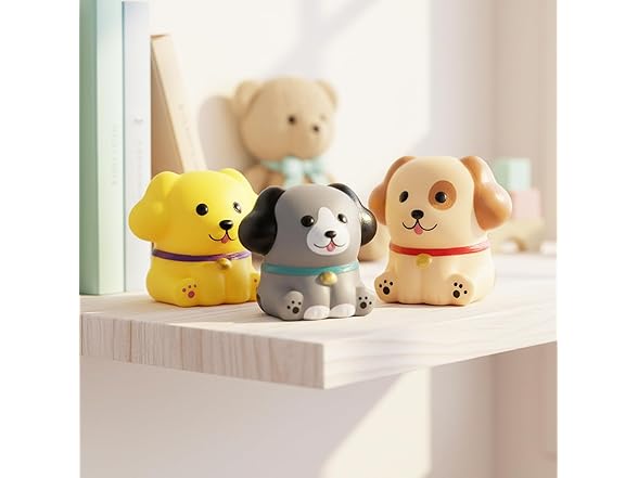 4" Squish and Stretch Dog 12ct