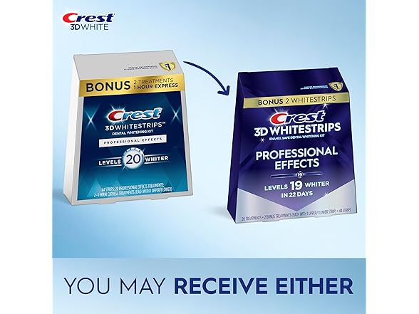 Crest 3D Whitestrips Professional Effects