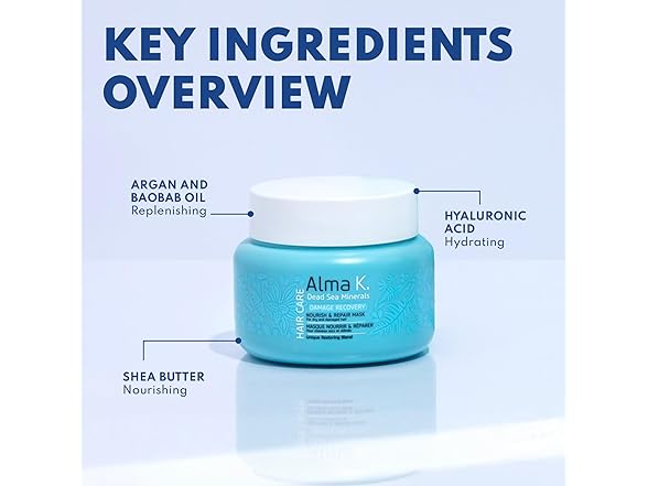 Alma K Nourish and Repair Hair Mask 6.7 oz