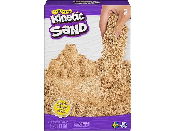 Kinetic Sand, 11lb (5kg) Natural Brown Play Sand