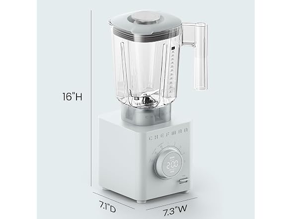 Chefman Obliterator 48 oz Countertop Blender 1380W