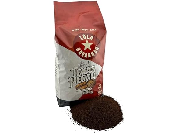 Lola Savannah Texas Pecan Ground Coffee 2 lbs.