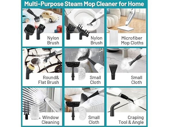 Steam Mop for Floor Cleaning