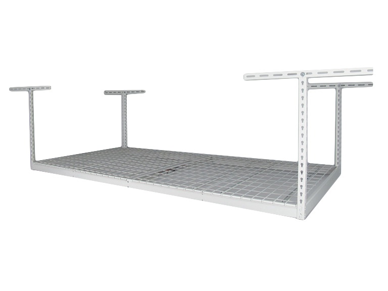 SafeRacks White 4x8 Overhead Storage Rack - Gallery 7