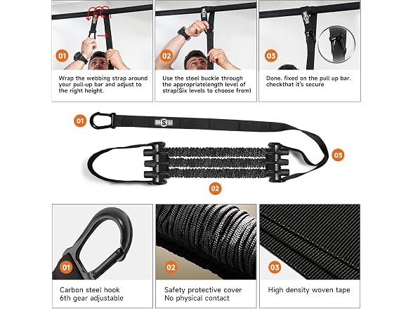 Innstar Pull Up Assistance Bands 165lbs