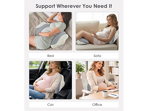 DONAMA Memory Foam Maternity Pillow Support