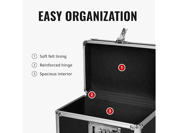 Vaultz Locking Security Box, Combination