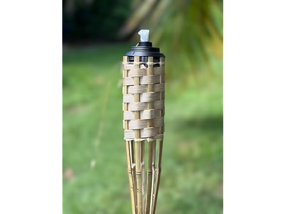 Rum Brand Bamboo Torches for Outside Patio