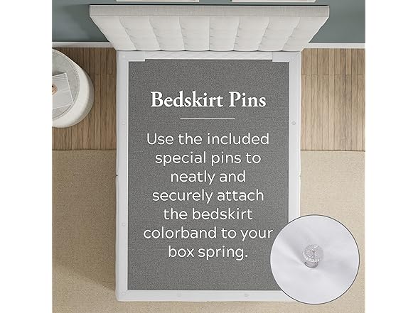 Bed Maker’s Never Lift Your Mattress Bed Skirt