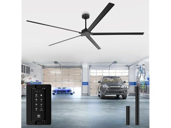 Parrot Uncle 84 Inch Large Ceiling Fans without Light