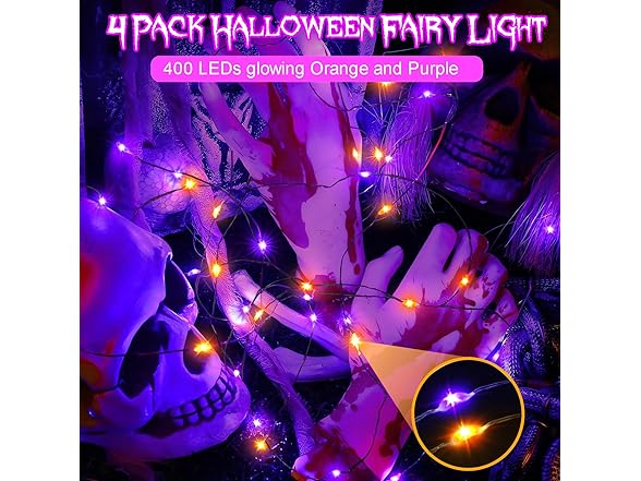 Danhh Halloween Solar Fairy Lights