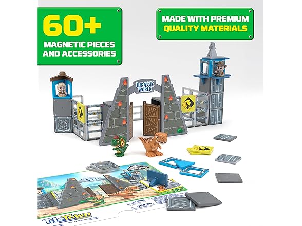 Tile Town Jurassic World Tiles Set