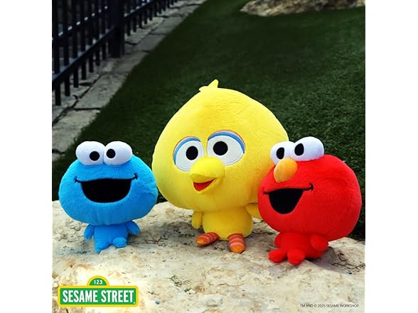 TeeTurtle Cloudheads Cookie Monster Plush