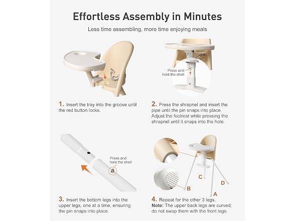 Mallify Foldable High Chair