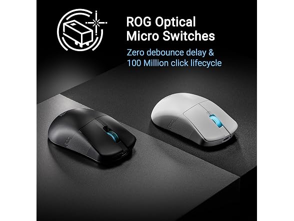 ASUS ROG Harpe Ace Mini Wireless Mouse, 49g, White