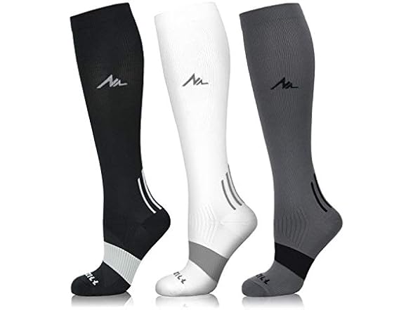 NEWZILL Medical Compression Socks 3PK Assortment