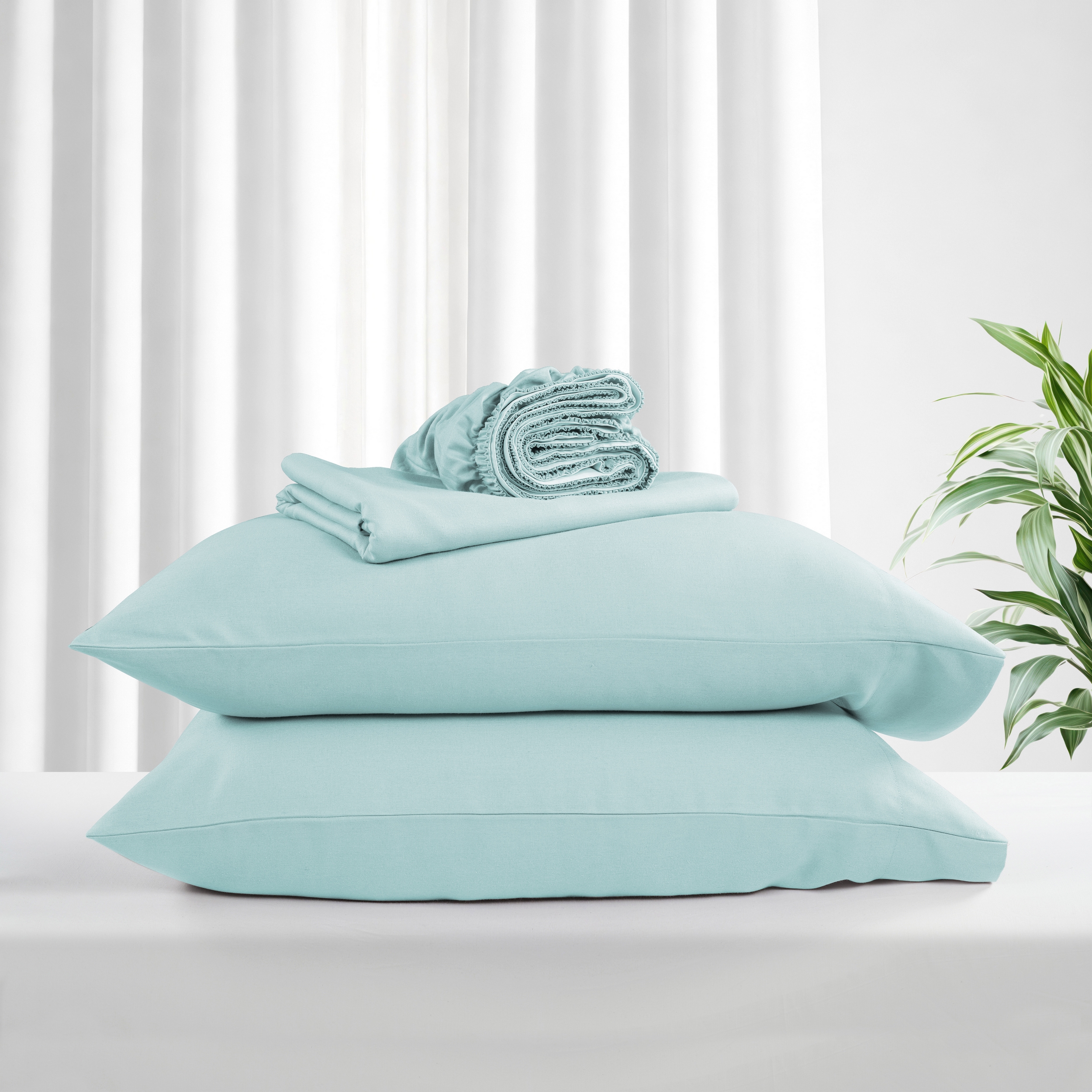 Kathy Ireland Lyocell & Linen Cotton 4PC Sheet Set - Gallery 34