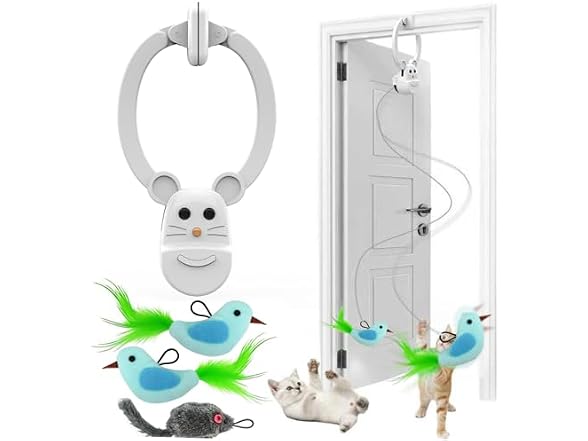 INKZOO Interactive Hanging Cat Toy