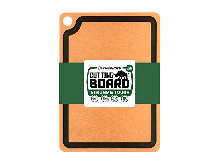 Freshware Cutting Board for Kitchen Dishwasher Saf