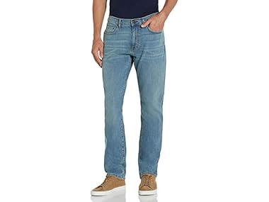 $6.99, Was $27.90, 74% Off! Amazon Essentials Men Athletic-Fit Stretch Jeans dealfomo