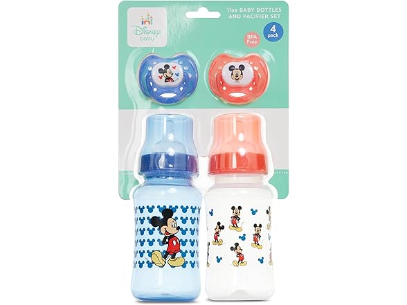 Disney Baby Bottles and Pacifiers Set