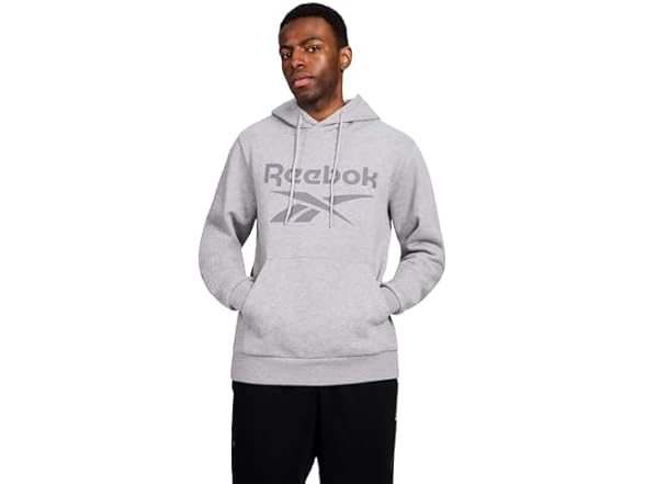 Reebok Cotton Fleece Hooded Sweatshirt