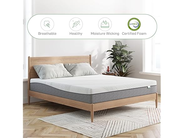 Novilla Queen 10" Gel Memory Foam Mattress