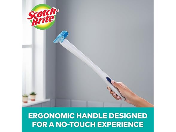 Scotch-Brite Toilet Scrubber Kit, 5 Refills