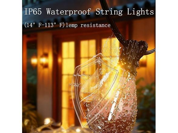 REEMEER 200FT Outdoor String Lights