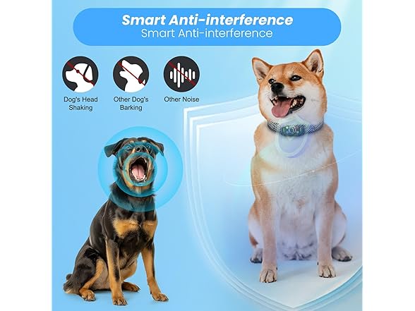 AT&NT Dog Bark Collar Anti Barking Training