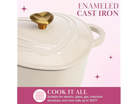 Paris Hilton Enameled Cast Iron Dutch