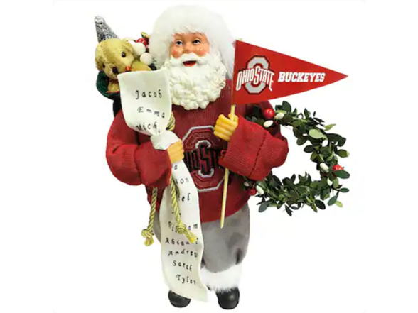 12" Ohio State Proud Santa