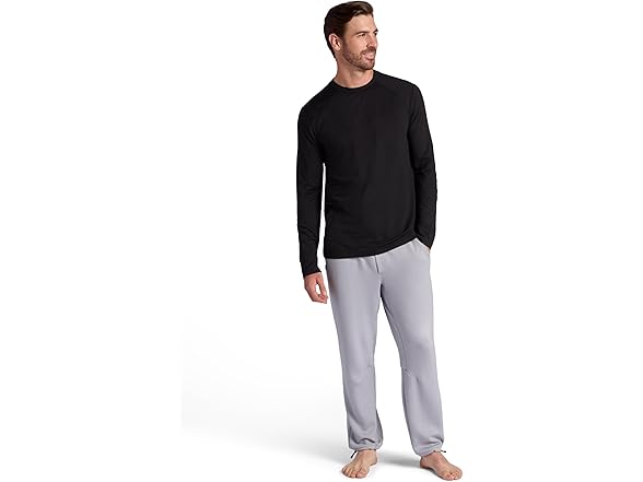 Gaiam Mens Bliss Balance LS Crewneck Top