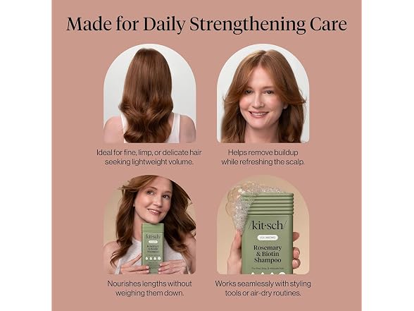 Kitsch Rosemary & Biotin Shampoo
