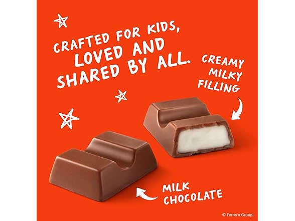 Kinder Choc Mini Bars Milky Filling 29oz