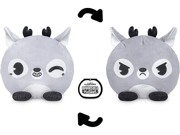 Teeturtle Reversible Retro Deer Plushie