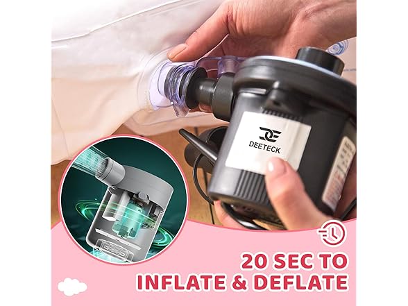 Deeteck Inflatable Toddler Travel Bed
