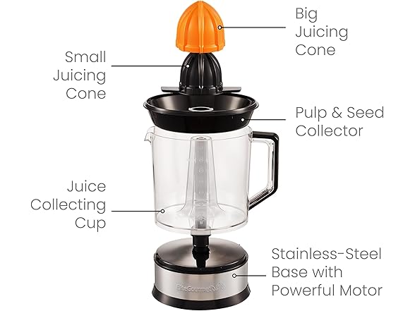 Elite Gourmet 40-Watt Electric Citrus Juicer