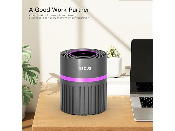 AZEUS Quiet Air Purifier, 2-Pack