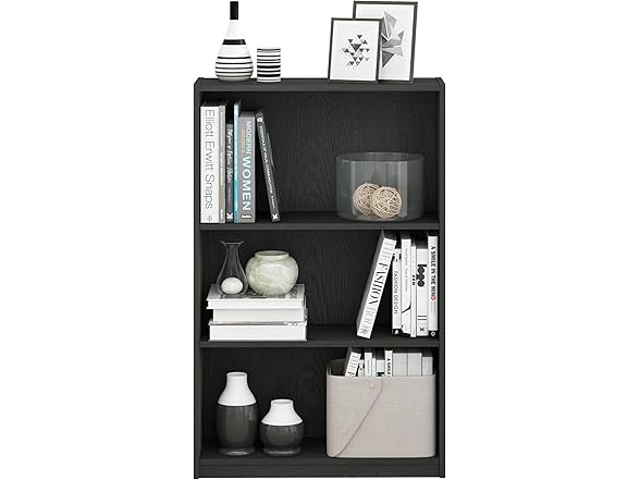 FURINNO JAYA Simple Home 3-Tier Adjustab